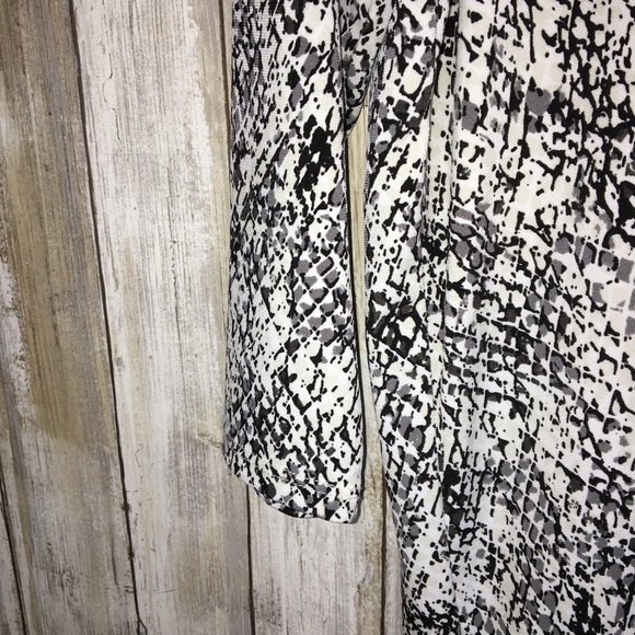 New York & Co. Snake Print Blouse - Picture 3 of 4